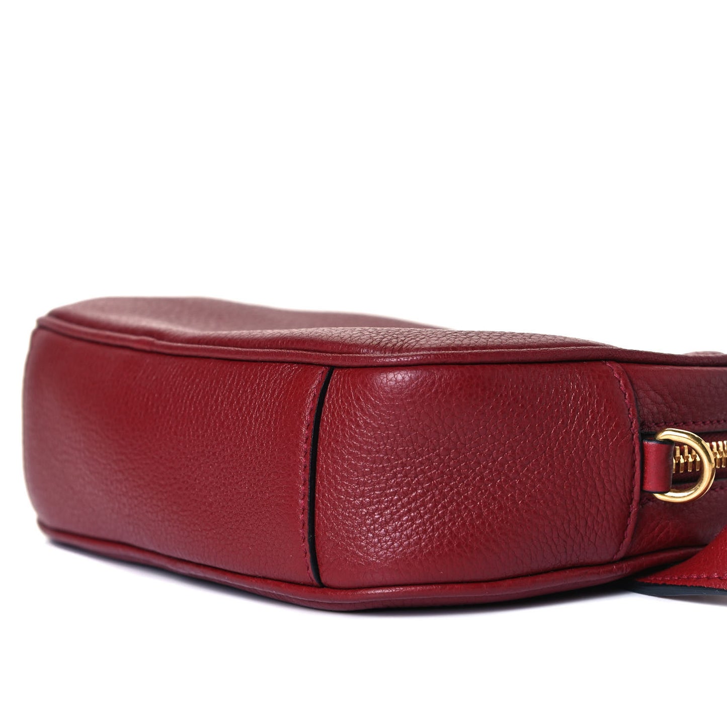 Vitello Daino Logo Belt Bag Rubino