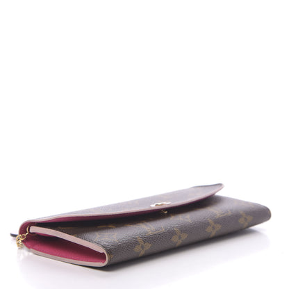 Louis Vuitton Monogram Bloom Flower Emilie Wallet 4 of 6