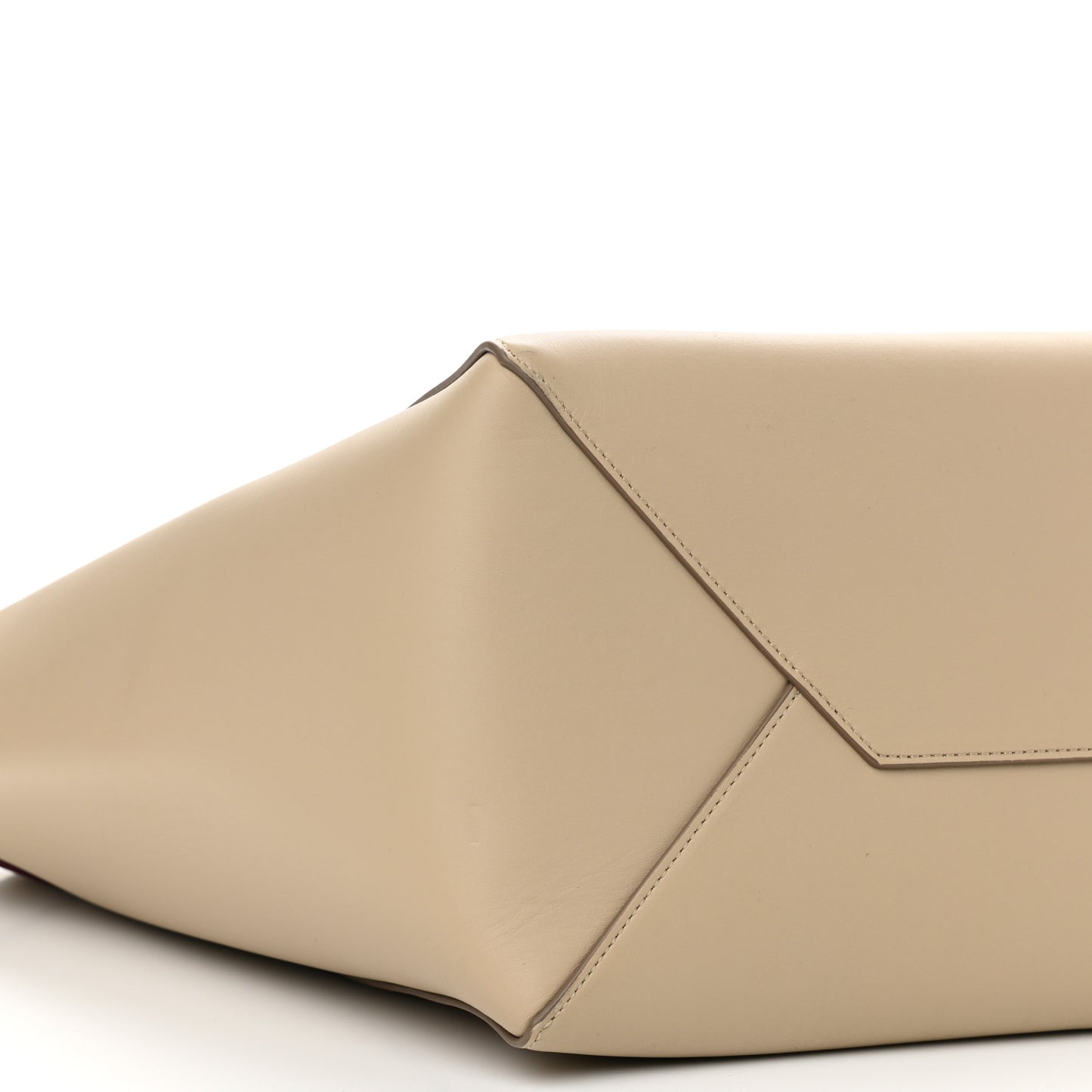 Smooth Calfskin Small Belt Cabas Phantom Beige