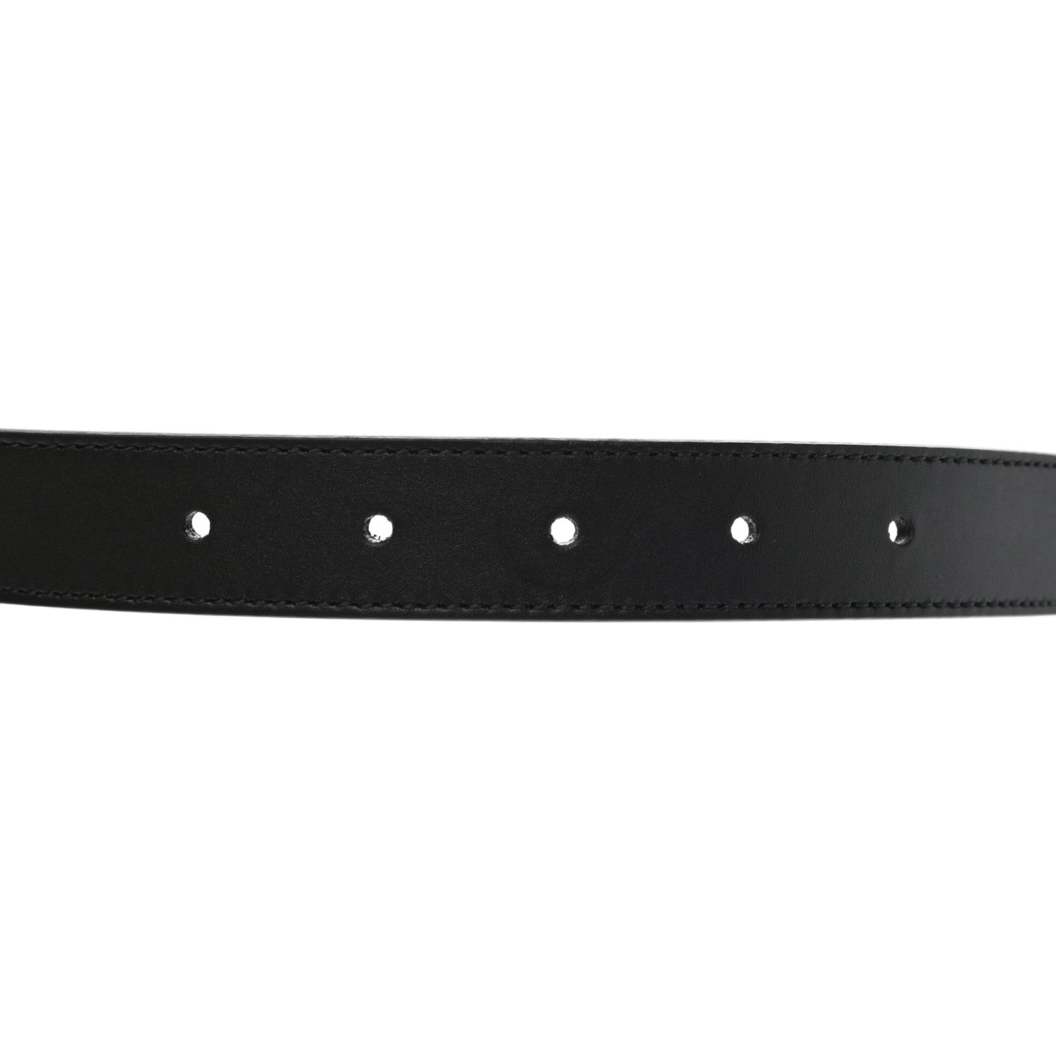 Gucci Moon Calfskin Torchon Double G 25mm Belt 75 30 Black 5 of 6