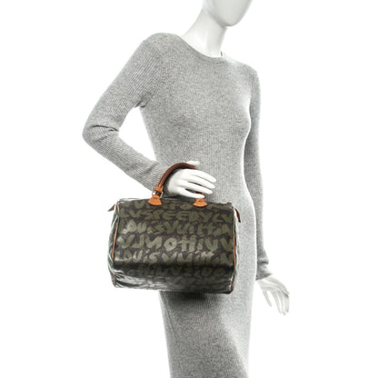 Louis Vuitton Monogram Graffiti Speedy 30 Kaki 2 of 8