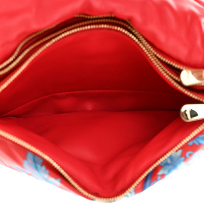 Salvatore Ferragamo Calfskin Chinese New Year Viva Bow Shoulder Bag Rosso 5 of 9