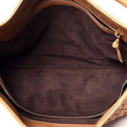 Bottega Veneta Nappa Intrecciato Shoulder Bag Camel 5 of 9