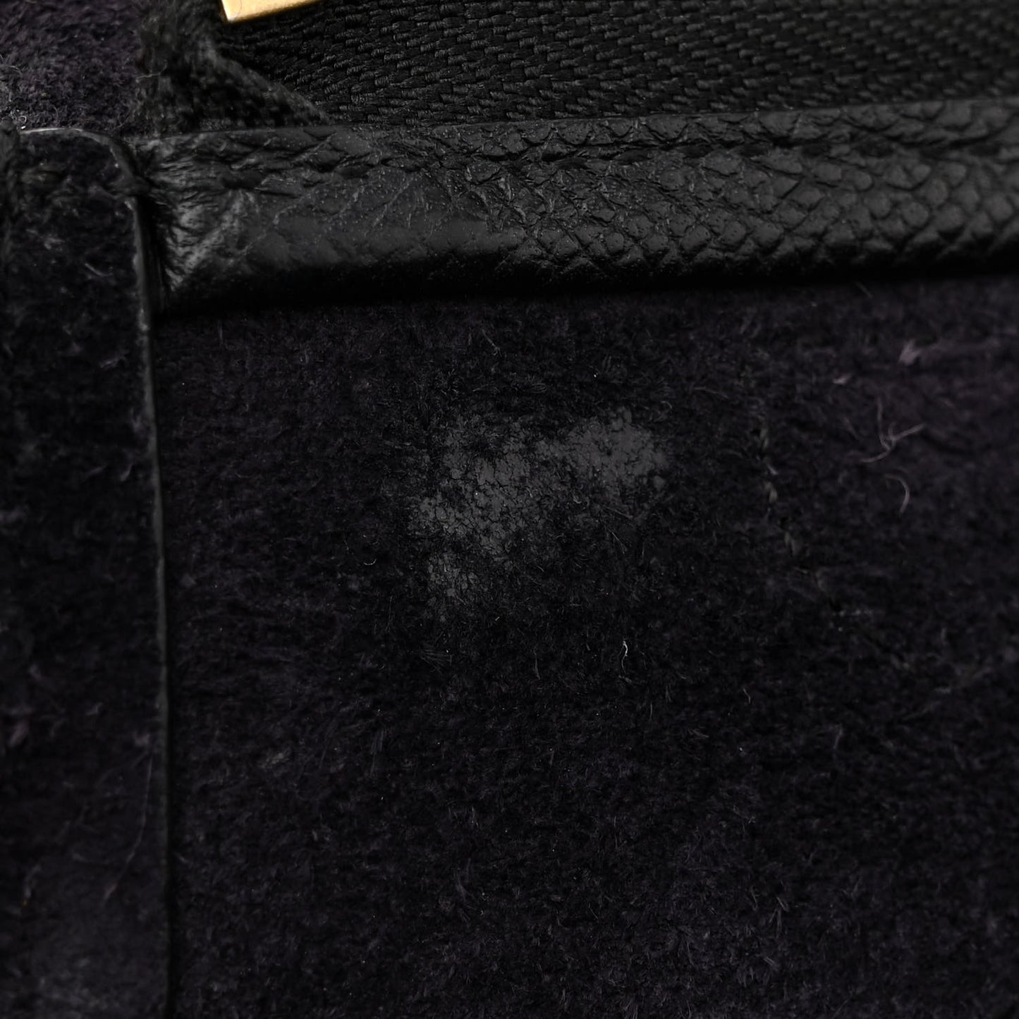 Grained Calfskin Mini Belt Bag Black
