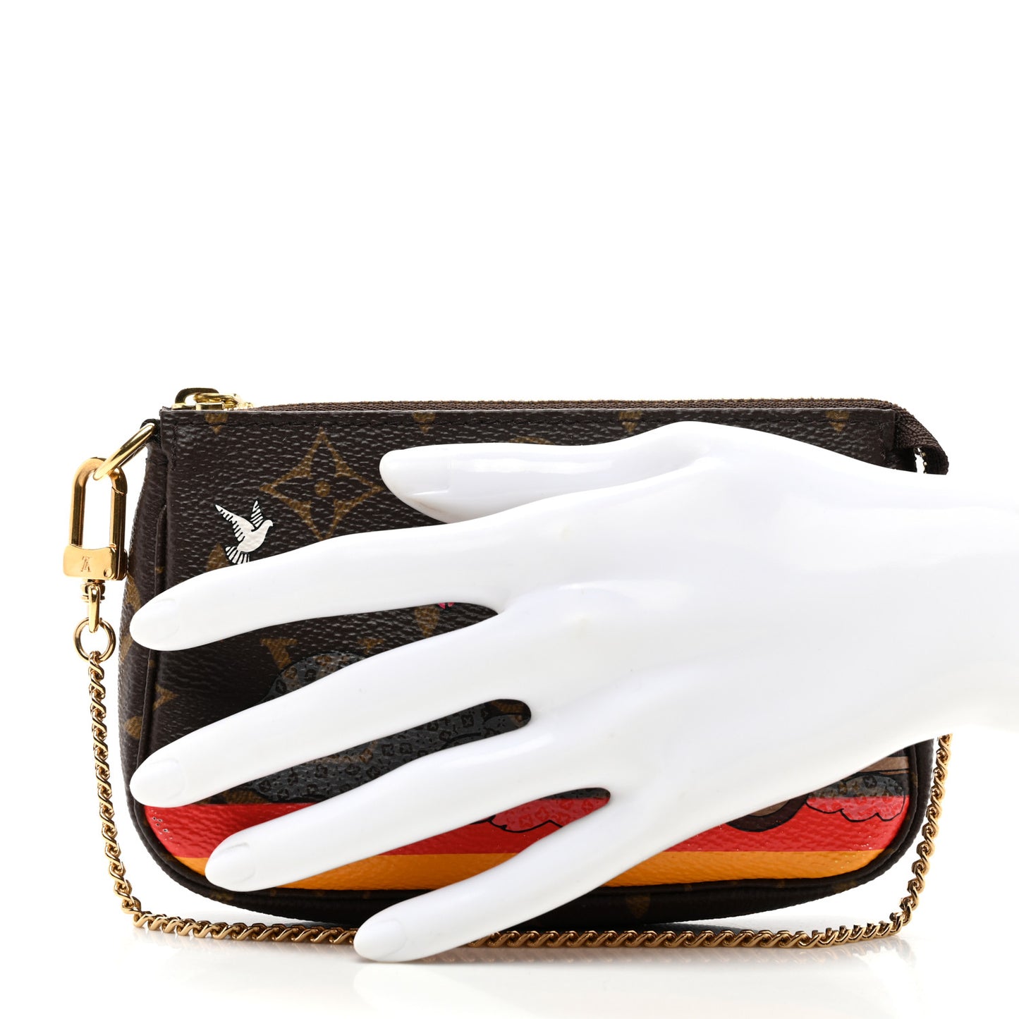Monogram 2015 Christmas Animation Mini Pochette Accessories