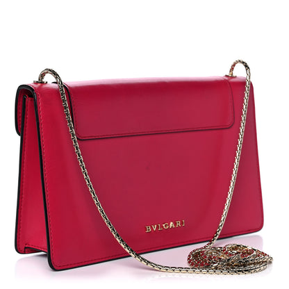 Bulgari Calfskin Serpenti Forever Crossbody Bag Ruby Red 3 of 12