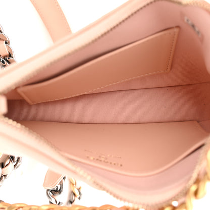 Chanel Lambskin Quilted Chanel 19 Hobo Clutch With Chain Light Pink 5 of 12