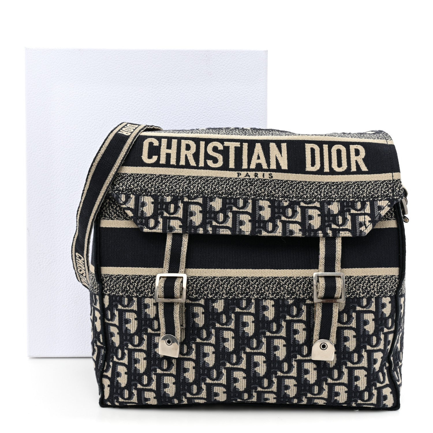 Christian Dior Oblique Medium Diorcamp Messenger Blue 10 of 10