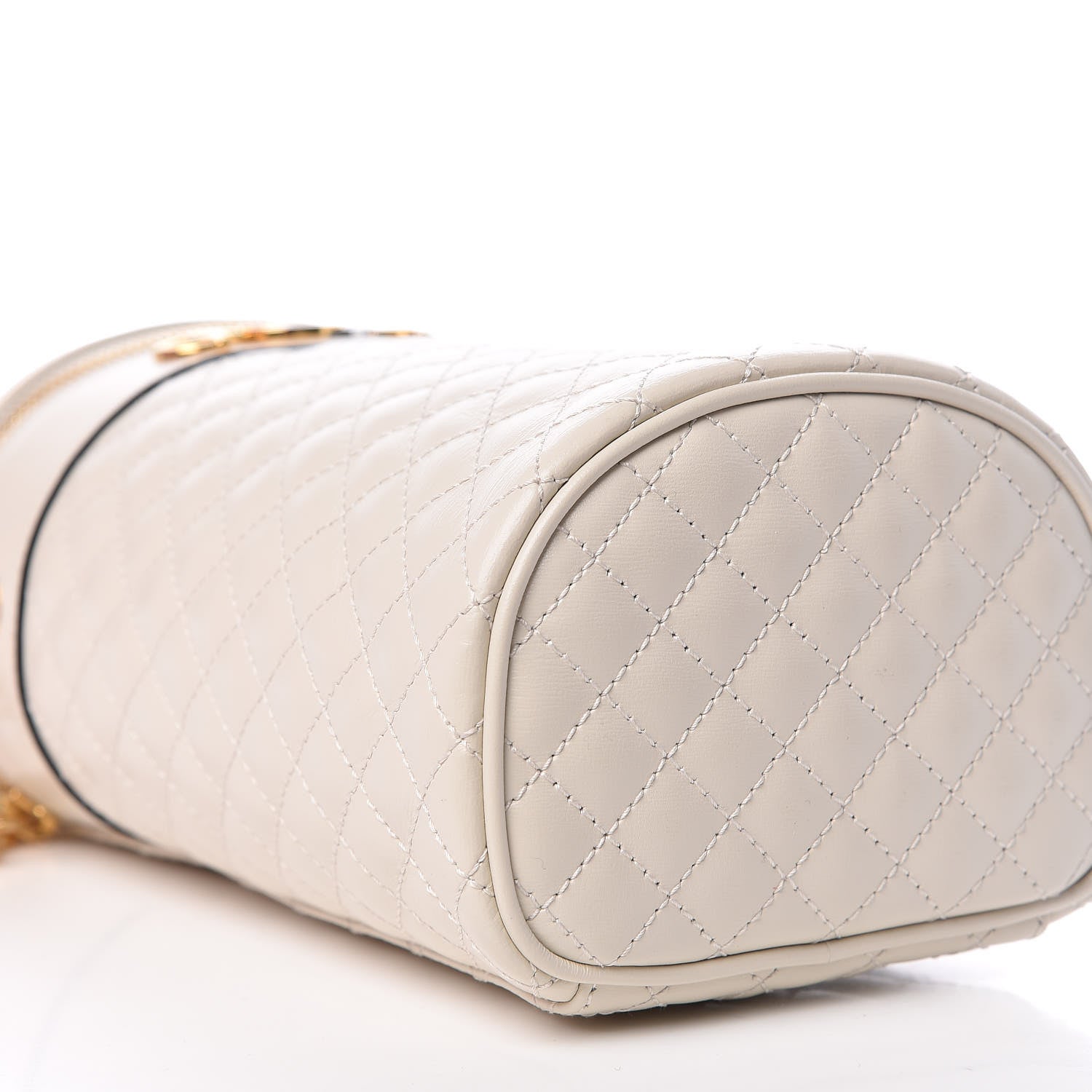Gucci Calfskin Trapuntata Zumi Belt Bag Off White 10 of 12