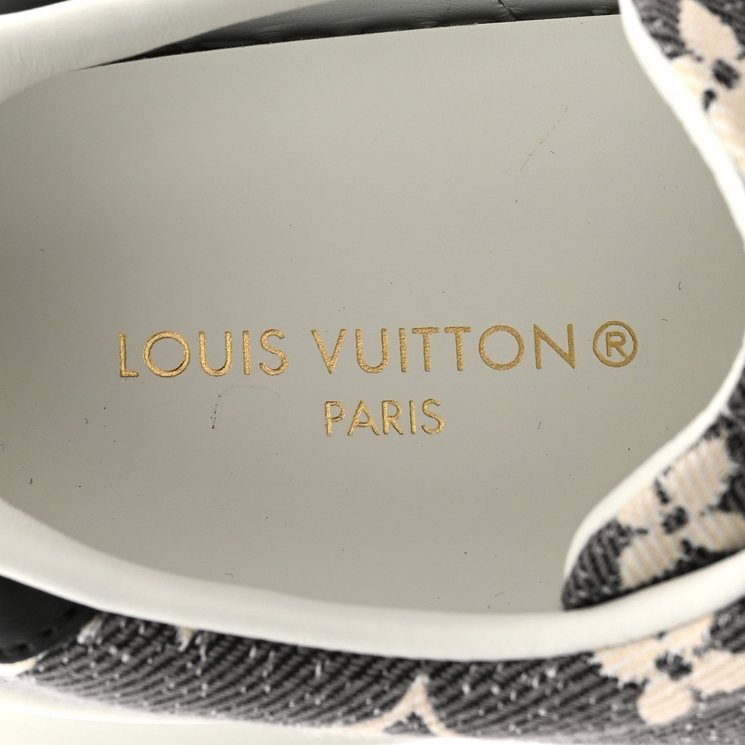Louis Vuitton Denim Monogram Time Out Sneakers 36 6 of 10