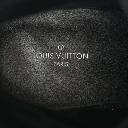 Louis Vuitton Suede Calfskin Monogram Laureate Platform Desert Boots 39.5 Taupe 8 of 16