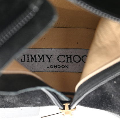 Jimmy Choo Suede Knee High Boots 36 Black 7 of 9