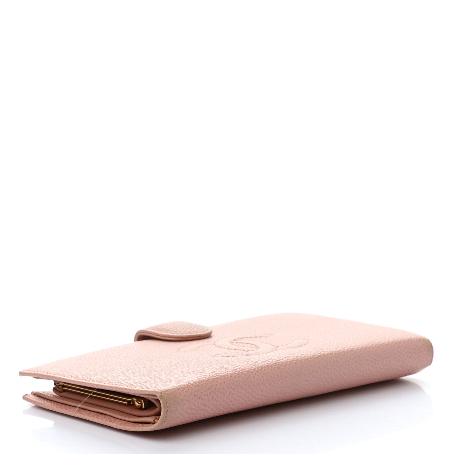 Caviar Timeless CC French Wallet Pink