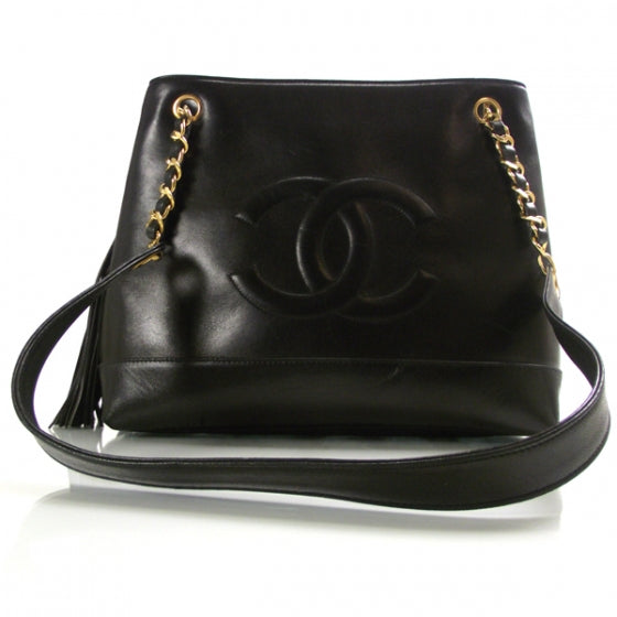 Lambskin Tassel Shoulder Bag