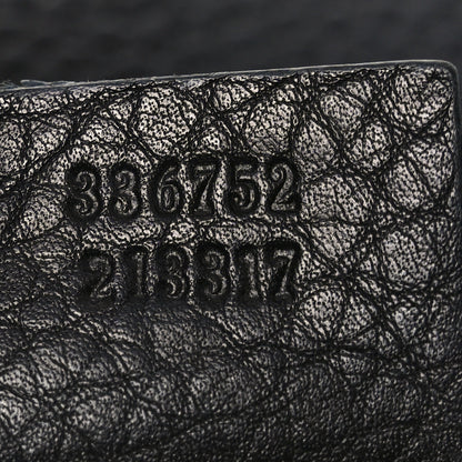 Gucci Pebbled Calfskin Medium Soho Flap Crossbody Black 7 of 10