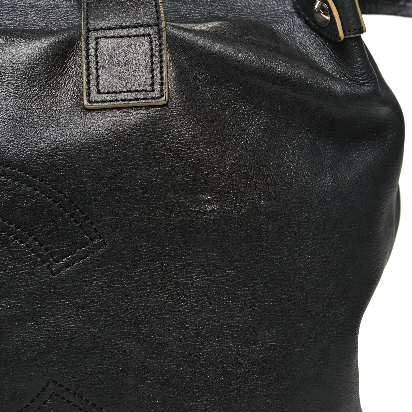 Lambskin Edgy XL Tote Black
