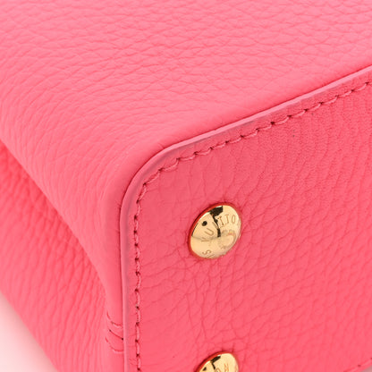 Louis Vuitton Taurillon Monogram Tile Capucines Mini Dragonfruit Ballet Pink 10 of 11