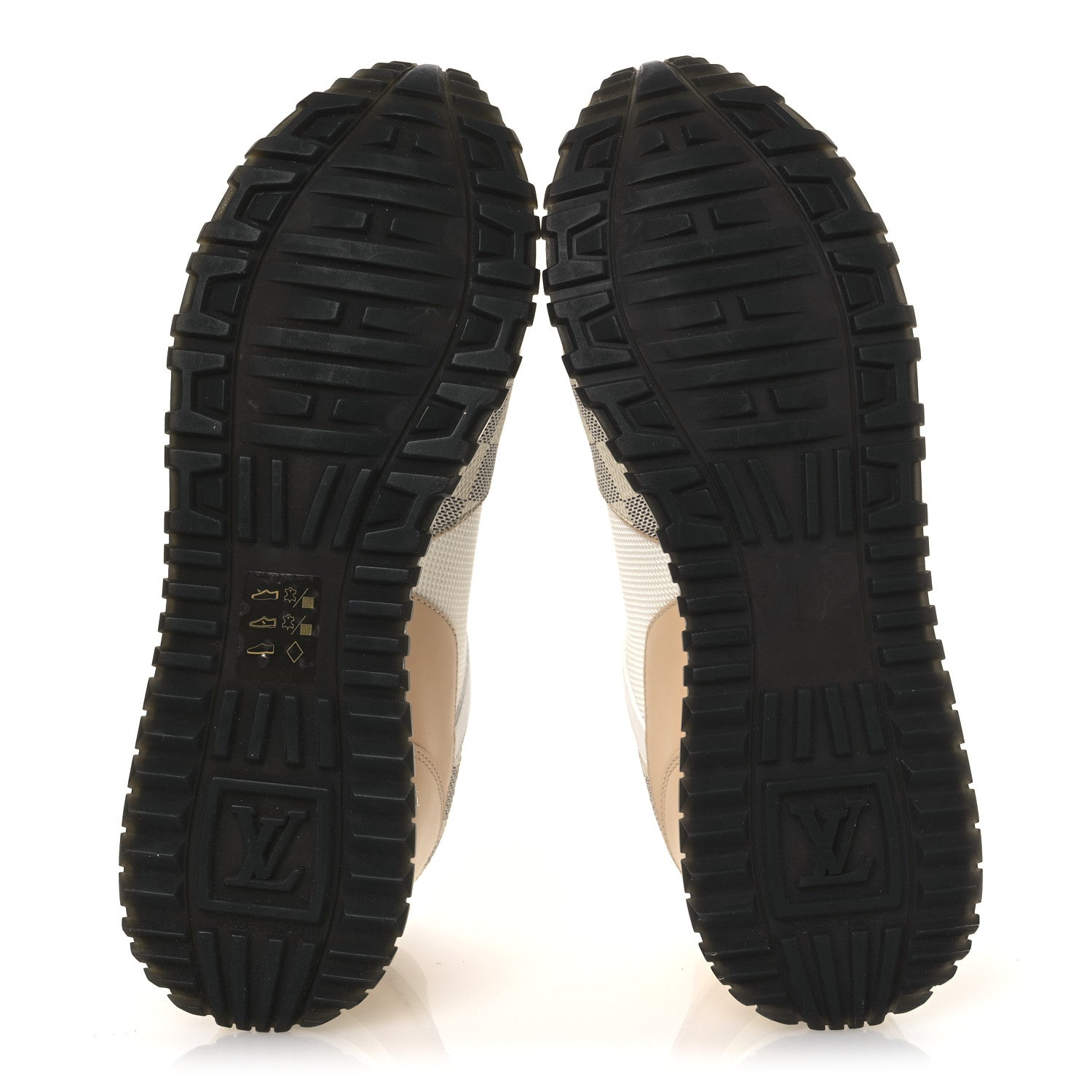 Louis Vuitton Calfskin Damier Azur Run Away Sneakers 38 White 7 of 10
