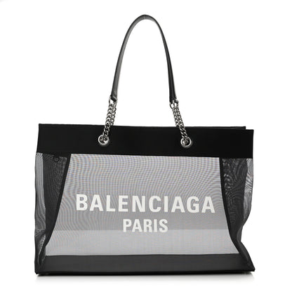 Balenciaga Mesh Large Duty Free Tote Black 1 of 10