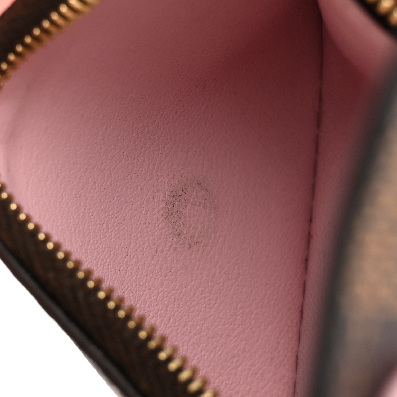 Louis Vuitton Damier Ebene Rosalie Coin Purse Rose Ballerine 8 of 9
