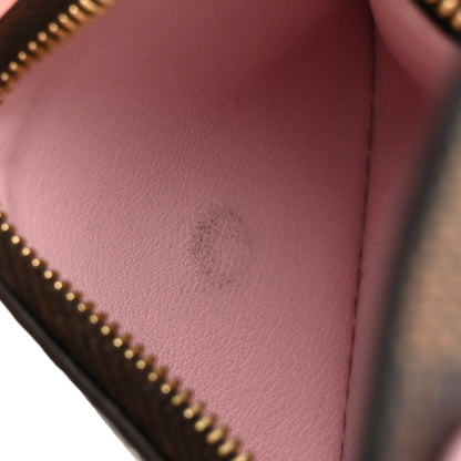 Louis Vuitton Damier Ebene Rosalie Coin Purse Rose Ballerine 8 of 9