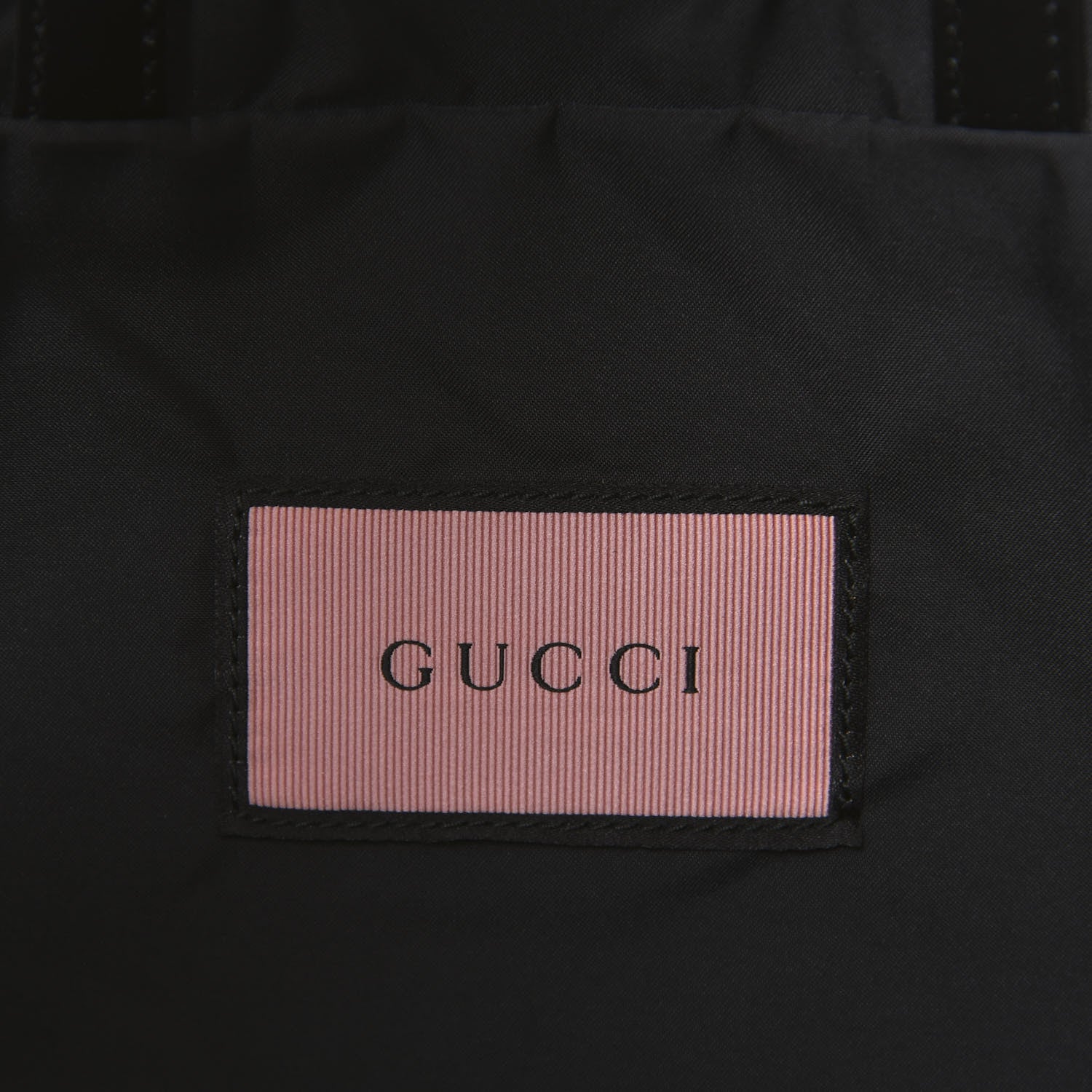 Gucci Calfskin Small GucciGhost Drawstring Backpack Black 7 of 10