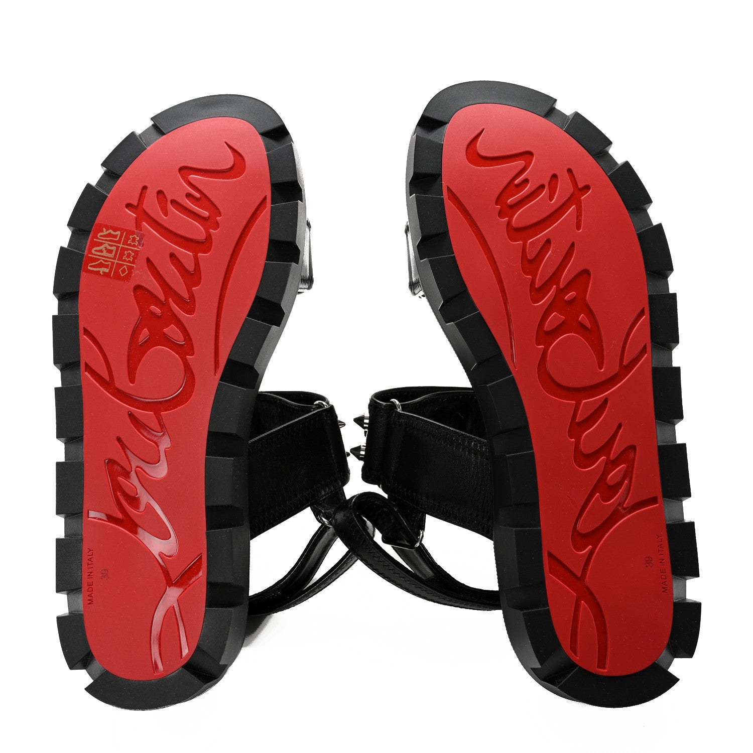 Christian Louboutin Nappa Spikita Cool Platform Sandals 39 Black 5 of 10