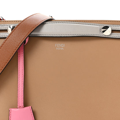 Fendi Vitello Dolce 5 Color Medium By The Way Boston Bag Cuoio Multicolor 14 of 19