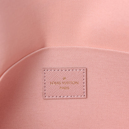 Louis Vuitton Damier Azur Pochette Felicie Chain Wallet Rose Ballerine 9 of 13