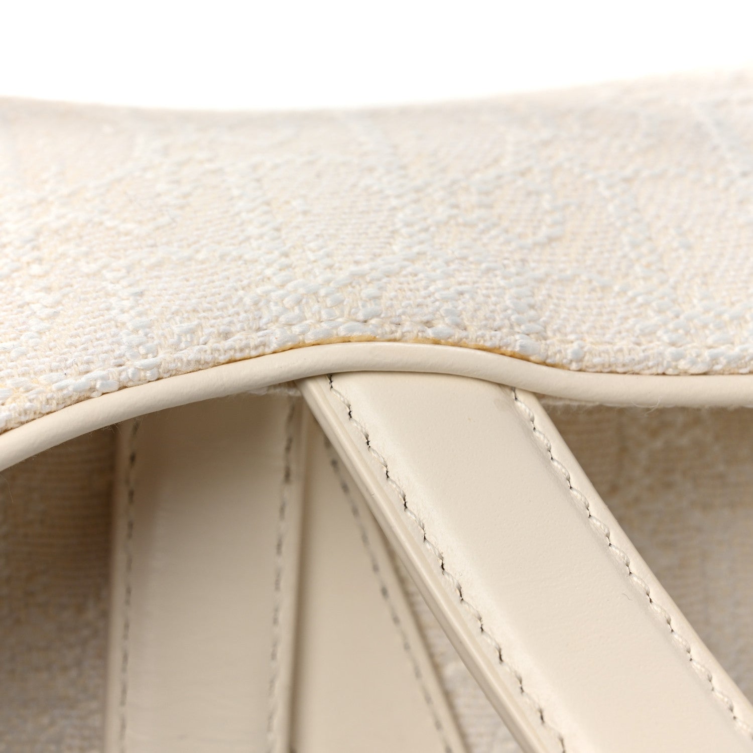Christian Dior Oblique Mini Saddle Bag White 11 of 11