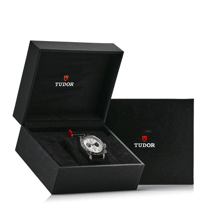 TUDOR Stainless Steel Fabric 41mm Black Bay Chronograph Panda Automatic Watch White 79360N 5 of 5