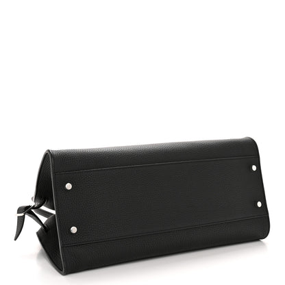 The Row Matte Grained Calfskin Margaux Shoulder 12 Black 4 of 10