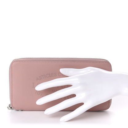 Louis Vuitton Calfskin Articles de Voyage Zippy Wallet Pink 2 of 10