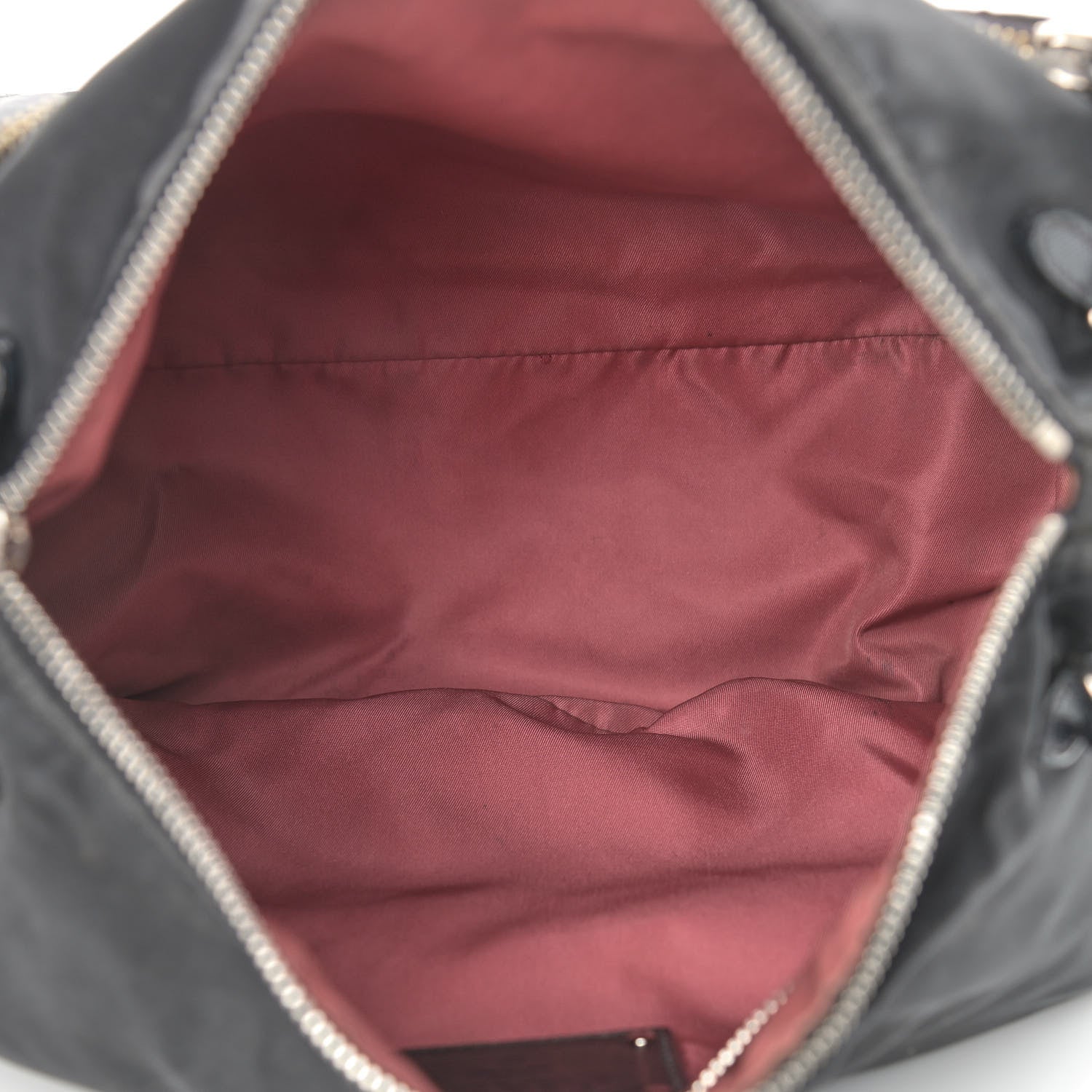 Prada Saffiano Tessuto Nylon Crossbody Bag Black 5 of 18