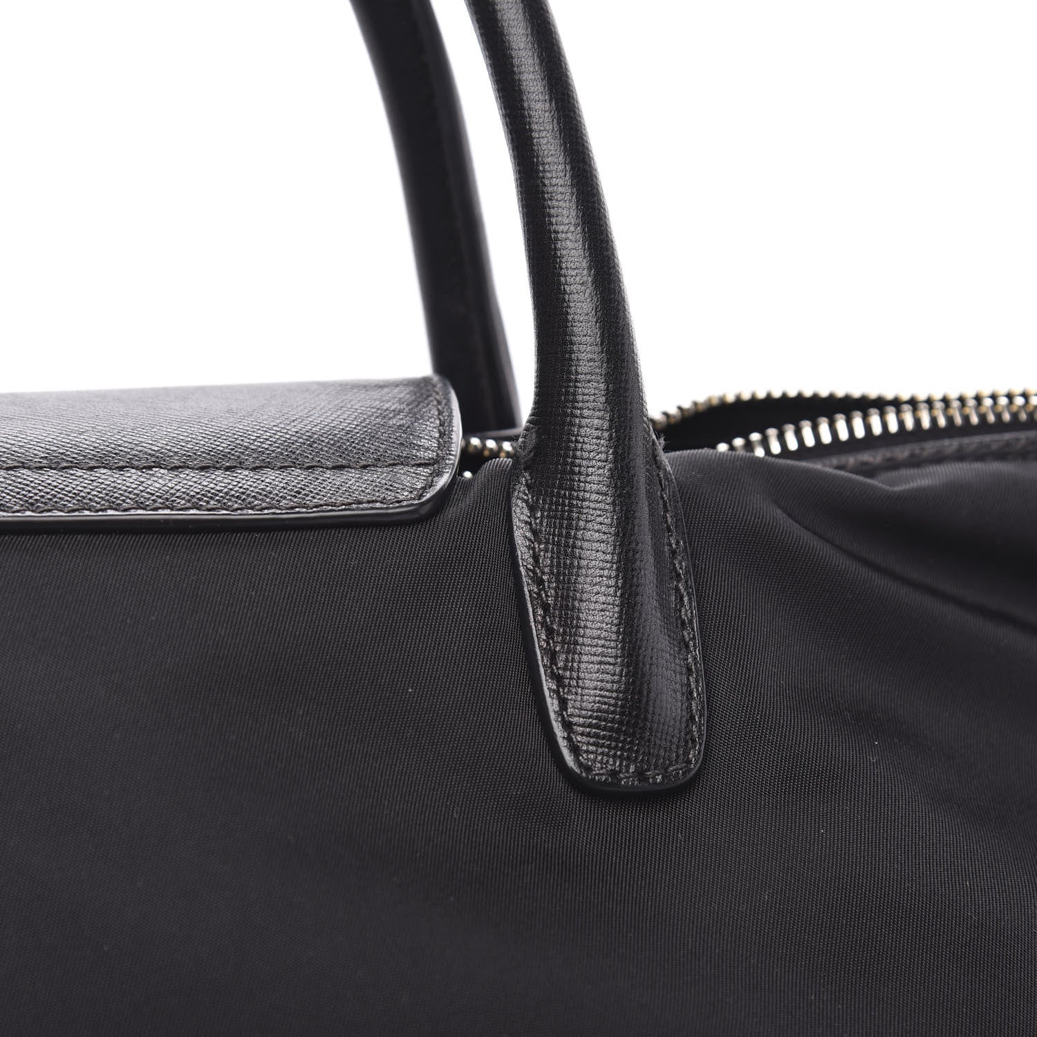 Prada Tessuto Nylon Saffiano Tote Black 11 of 11