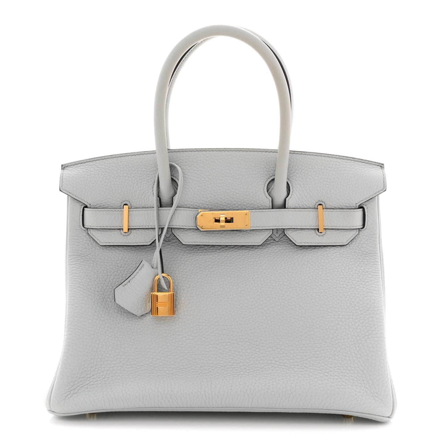Togo Birkin 30 Bleu Pale