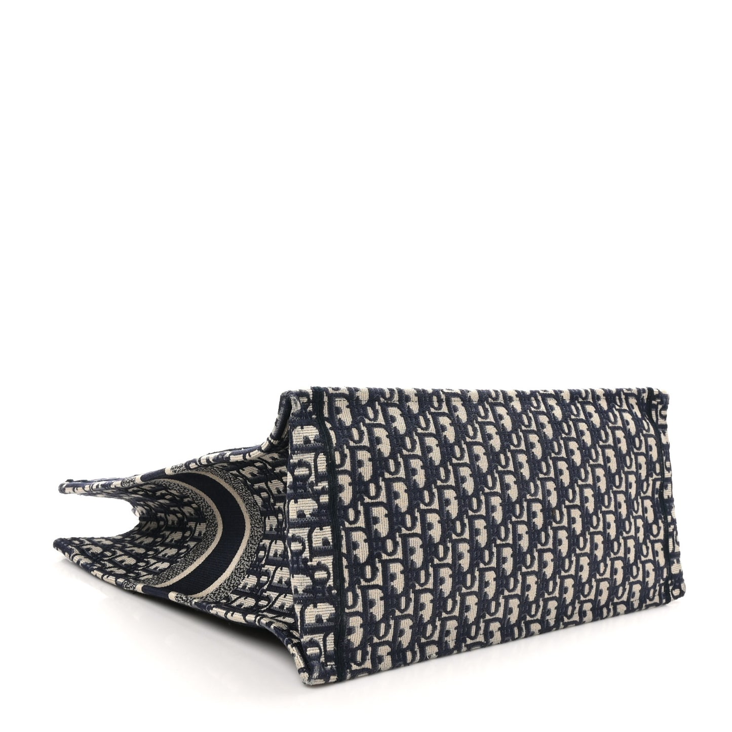 Oblique Large Book Tote Blue Multicolor