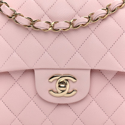 Chanel Caviar Quilted Small Double Flap Light Pink 8 of 11