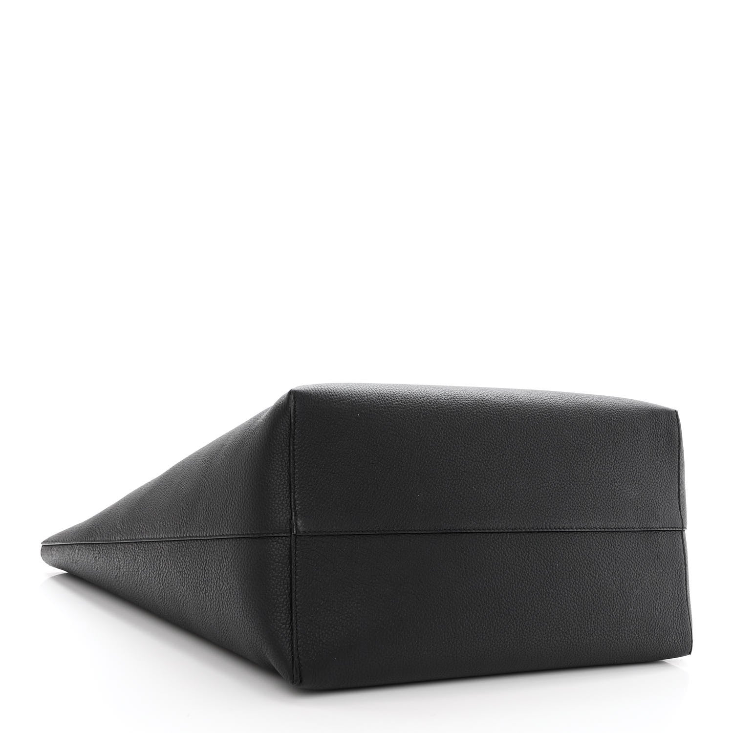 Alexander McQueen Grained Calfskin Skull Open Shopper Tote Black 4 of 14