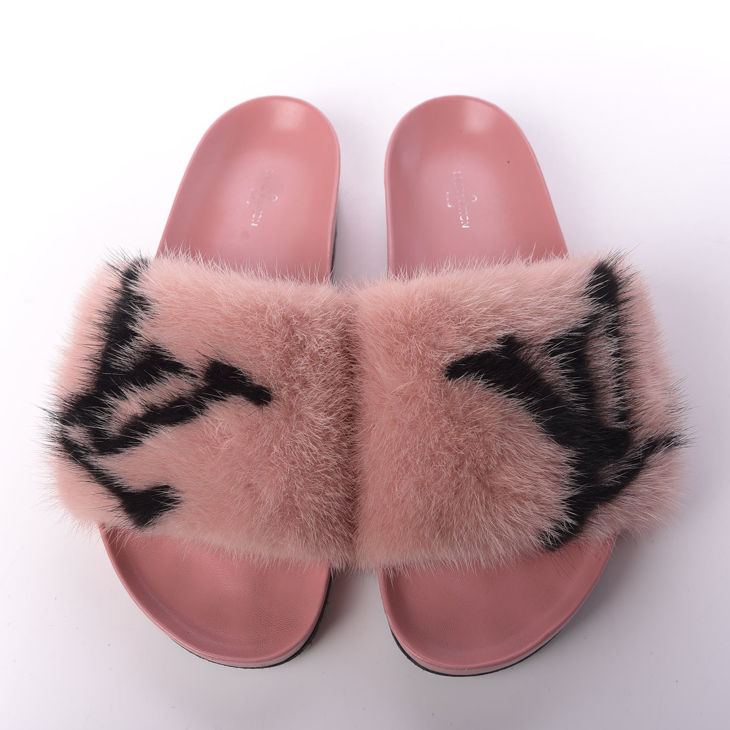 Louis Vuitton Mink Fur Bom Dia Flat Mules 37 Pink 5 of 9