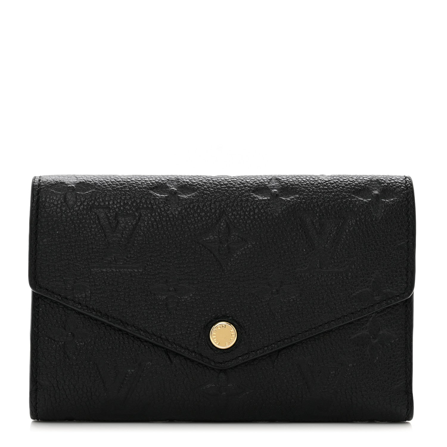 Louis Vuitton Empreinte Compact Curieuse Wallet Black 1 of 6