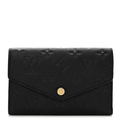 Louis Vuitton Empreinte Compact Curieuse Wallet Black 1 of 6