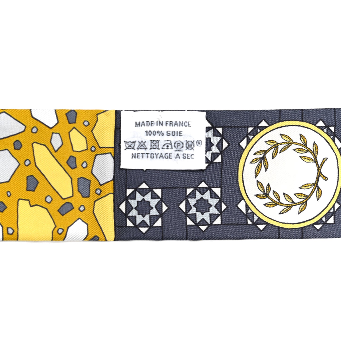 Silk La Danse Des Amazones Twilly Gris White Gold