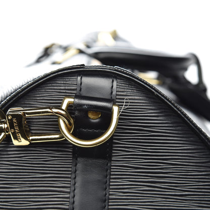 Louis Vuitton Epi Keepall Bandouliere 55 Black 16 of 19