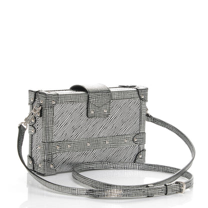 Louis Vuitton Metallic Epi Petite Malle Black Silver 3 of 6