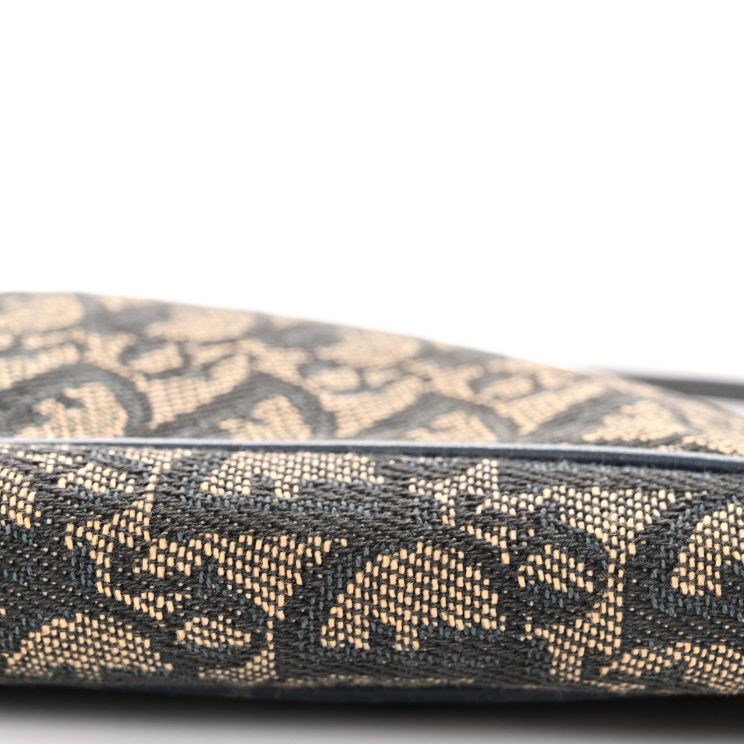 Christian Dior Monogram Mini Saddle Pochette Navy 10 of 11