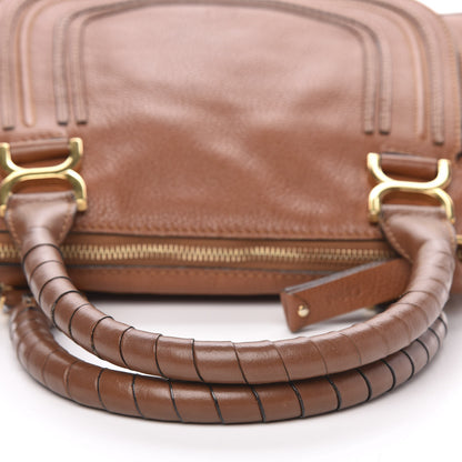 Chloe Calfskin Medium Marcie Satchel Tan 10 of 13