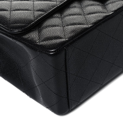 Chanel Caviar Quilted Maxi Double Flap Black 7 of 8