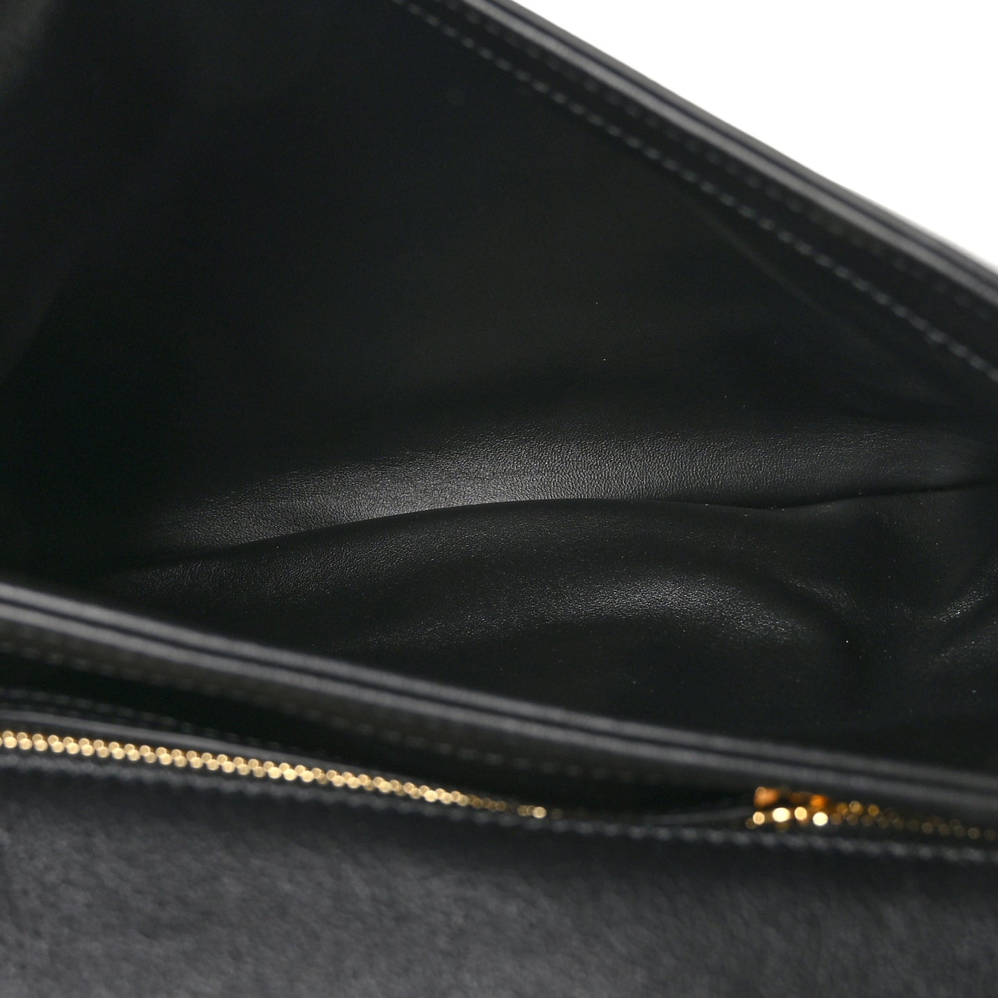 Roxy Calfskin Web Medium Studded Blondie Shoulder Flap Bag Black