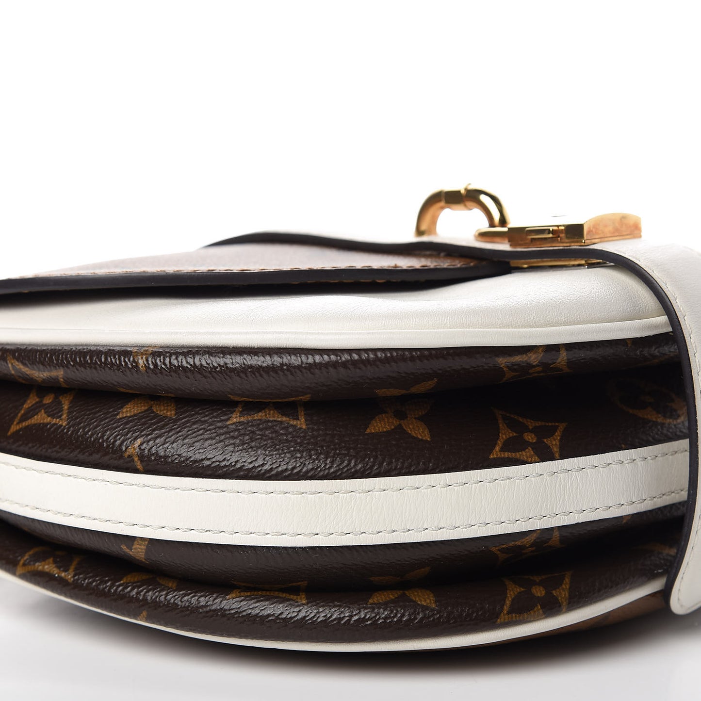 Reverse Monogram Chantilly Lock White
